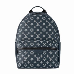 M24760 Ink Blue White Monogram Shadow calf leather Cowhide leather trim Discovery Backpack 1 M24760 Ink Blue White Monogram Shadow calf leather Cowhide leather trim Discovery Backpack