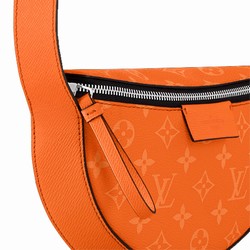 M31029 Tangerine Taiga cowhide leather and Monogram coated canvas Cowhide leather trim LV Moon Crossbody 3 M31029 Tangerine Taiga cowhide leather and Monogram coated canvas Cowhide leather trim LV Moon Crossbody - Image 2