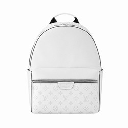 M31061 Optic White Taiga cowhide leather and Monogram coated canvas Cowhide leather trim Discovery Backpack 1 M31061 Optic White Taiga cowhide leather and Monogram coated canvas Cowhide leather trim Discovery Backpack