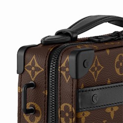 M45935 Monogram Macassar coated canvas Cowhide leather trim Textile lining Handle Soft Trunk 3 M45935 Monogram Macassar coated canvas Cowhide leather trim Textile lining Handle Soft Trunk - Image 2