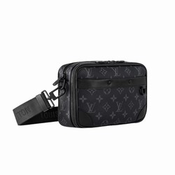 M46955 Monogram Eclipse coated canvas Cowhide-leather trim Textile lining Alpha Messenger 3 M46955 Monogram Eclipse coated canvas Cowhide-leather trim Textile lining Alpha Messenger - Image 2