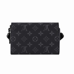 M81783 Monogram Eclipse coated canvas Cowhide leather trim Textile lining Steamer Wearable Wallet 7 M81783 Monogram Eclipse coated canvas Cowhide leather trim Textile lining Steamer Wearable Wallet