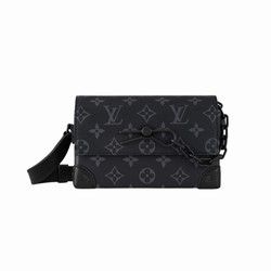 M81783 Monogram Eclipse coated canvas Cowhide leather trim Textile lining Steamer Wearable Wallet 1 M81783 Monogram Eclipse coated canvas Cowhide leather trim Textile lining Steamer Wearable Wallet