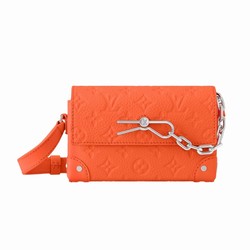 M82916 Orange Taurillon Monogram cowhide leather Cowhide leather lining Steamer Wearable Wallet 1 M82916 Orange Taurillon Monogram cowhide leather Cowhide leather lining Steamer Wearable Wallet