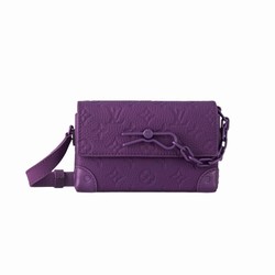 M83051 Purple Night Taurillon Monogram embossed cowhide leather Cowhidex leather trim Steamer Wearable Wallet 1 M83051 Purple Night Taurillon Monogram embossed cowhide leather Cowhidex leather trim Steamer Wearable Wallet