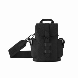M83164 Black Taurillon Monogram embossed cowhide leather Cowhide leather trim Nano Christopher 1 M83164 Black Taurillon Monogram embossed cowhide leather Cowhide leather trim Nano Christopher