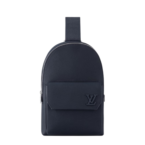 M11601 Ink Blue LV Aerogram cowhide leather Cowhide-leather trim Pilot Slingbag 1 M11601 Ink Blue LV Aerogram cowhide leather Cowhide-leather trim Pilot Slingbag