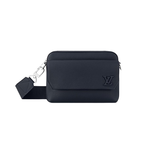 M11600 Ink Blue LV Aerogram cowhide leather Cowhide-leather trim Textile lining Fastline Messenger 1 M11600 Ink Blue LV Aerogram cowhide leather Cowhide-leather trim Textile lining Fastline Messenger