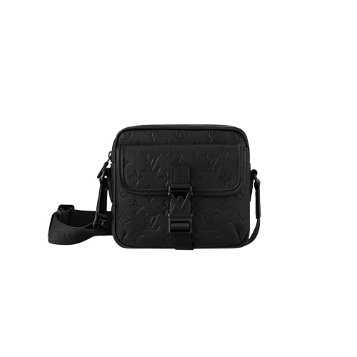 M12516 Black Monogram Shadow embossed cowhide leather Cowhide-leather trim Textile lining Getaway Messenger 1 M12516 Black Monogram Shadow embossed cowhide leather Cowhide-leather trim Textile lining Getaway Messenger