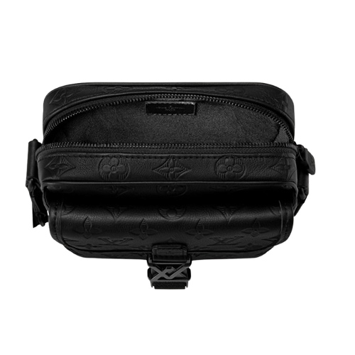 M12516 Black Monogram Shadow embossed cowhide leather Cowhide-leather trim Textile lining Getaway Messenger 3 M12516 Black Monogram Shadow embossed cowhide leather Cowhide-leather trim Textile lining Getaway Messenger - Image 2