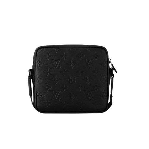 M12516 Black Monogram Shadow embossed cowhide leather Cowhide-leather trim Textile lining Getaway Messenger 5 M12516 Black Monogram Shadow embossed cowhide leather Cowhide-leather trim Textile lining Getaway Messenger - Image 3