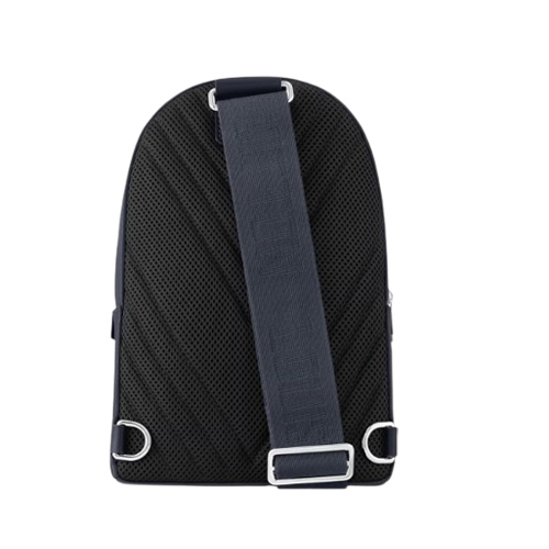 M11601 Ink Blue LV Aerogram cowhide leather Cowhide-leather trim Pilot Slingbag 5 M11601 Ink Blue LV Aerogram cowhide leather Cowhide-leather trim Pilot Slingbag - Image 3