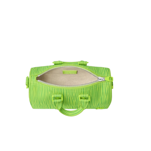 M11587 Neon Green Epi XL cowhide leather Cowhide-leather trim Textile lining LV x Park Seo-Bo Keepall Bandoulière 25 5 M11587 Neon Green Epi XL cowhide leather Cowhide-leather trim Textile lining LV x Park Seo-Bo Keepall Bandoulière 25 - Image 3