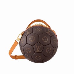 M13894 Monogram Calf leather Aged natural VVT cowhide leather trim Textile lining Soccer Ball Bag