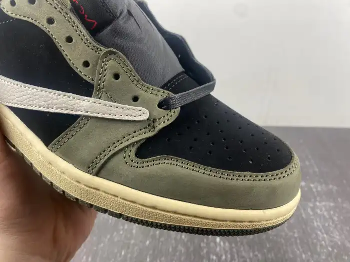 TRAVIS SCOTT X AIR JORDAN 1 LOW OG SP 'BLACK OLIVE' DM7866-002