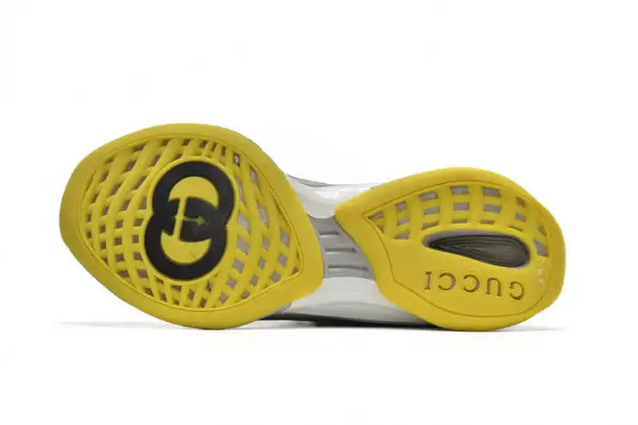 Gucc Run Sneakers Black Yellow