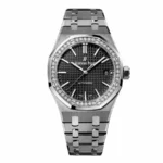 Reptime ModernLook Audemars Piguet Royal Oak 15451ST “Diamond Bezel Silver Dial” Ultra Fine Replica 1004