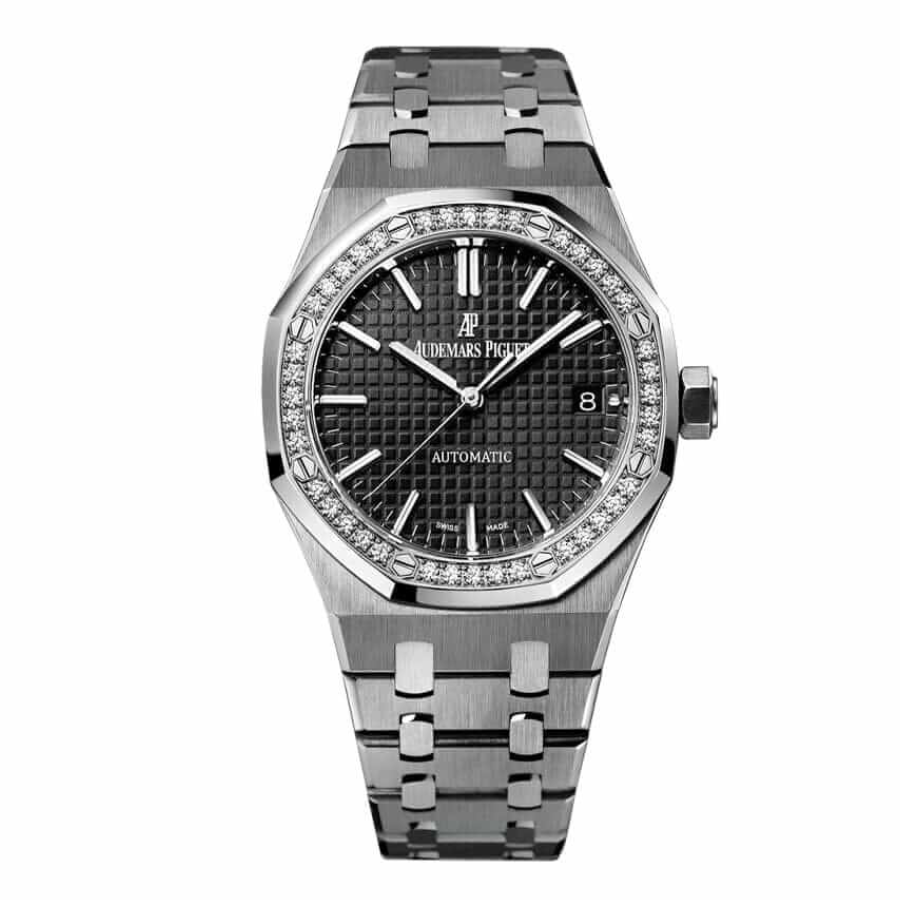 ModernLook Audemars Piguet Royal Oak 15451ST “Diamond Bezel Silver Dial” Ultra Fine Replica 1004