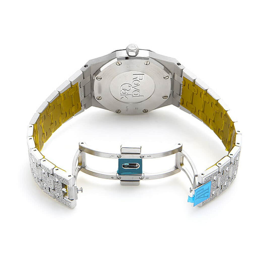 Reptime Trendsetting Audemars Piguet Royal Oak 67653BC.GG.1263BC.02 “Frosted” Blue Dial Collector’s Clone 1: 53