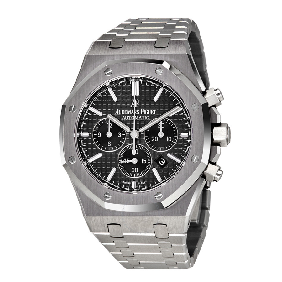 Reptime Sleek Audemars Piguet Royal Oak Chronograph 26240ST “Steel Black Dial” 56