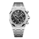 Reptime Sleek Audemars Piguet Royal Oak Chronograph 26240ST “Steel Black Dial” 56