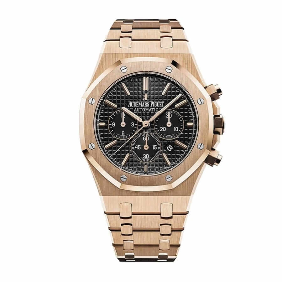 Reptime Sleek Audemars Piguet Royal Oak Chronograph 26240ST “Steel Black Dial” 56
