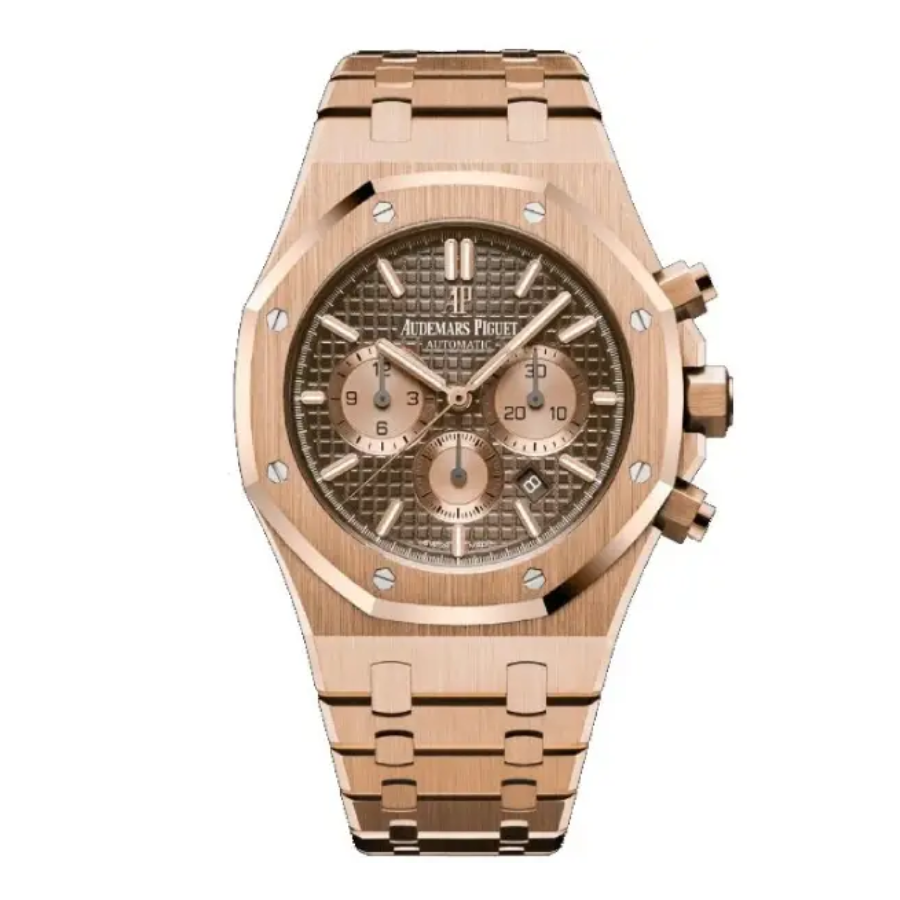 Audemars Piguet Royal Oak Chronograph 26331OR “Rose Gold Brown Dial” Master Replica 1: Thermal 64