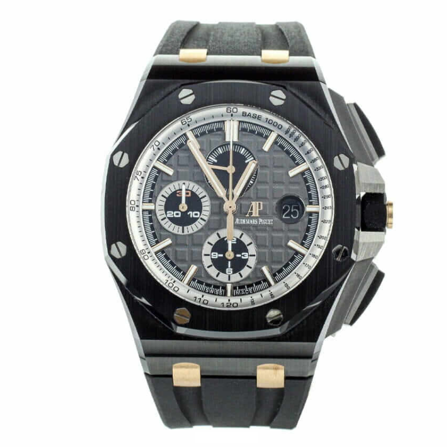 Reptime Fashionable Audemars Piguet Royal Oak Offshore Chronograph 26415CE.OO.A002CA.01 “Black Ceramic” Mirror Replica 1: 136