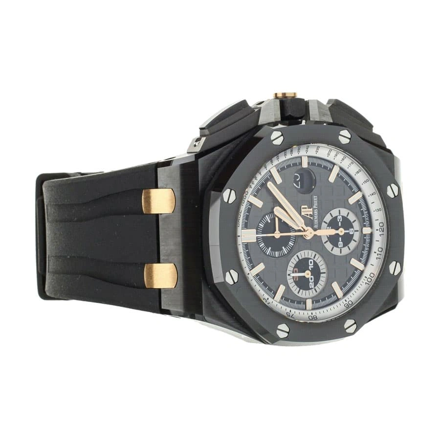 Reptime Fashionable Audemars Piguet Royal Oak Offshore Chronograph 26415CE.OO.A002CA.01 “Black Ceramic” Mirror Replica 1: 136