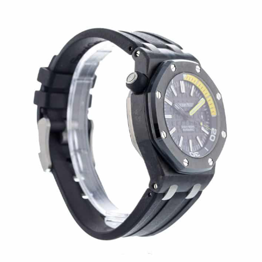 Reptime Vibrant Audemars Piguet Royal Oak Offshore Diver 15706AU “Forged Carbon” Perfect Clone Edition 137