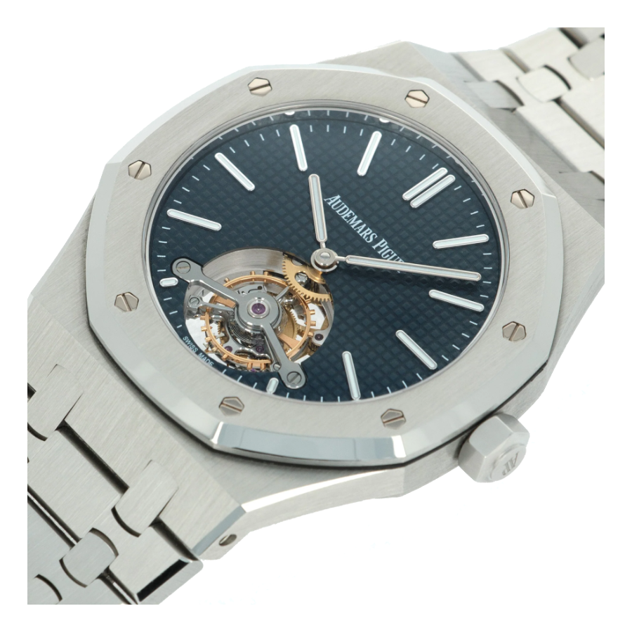 Reptime Affordable Audemars Piguet Royal Oak Tourbillon 26512ST “Black Dial” High Fidelity Replica 148