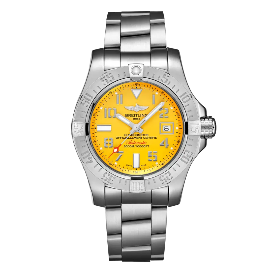 ZeroBulk Breitling Avenger II Seawolf A17331 “Yellow Dial” Perfect Clone Edition 163