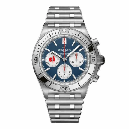 Reptime ComfortFit Breitling Chronomat B01 AB0134101G1A1 “White Dial Steel” Authentic Replica Edition 175