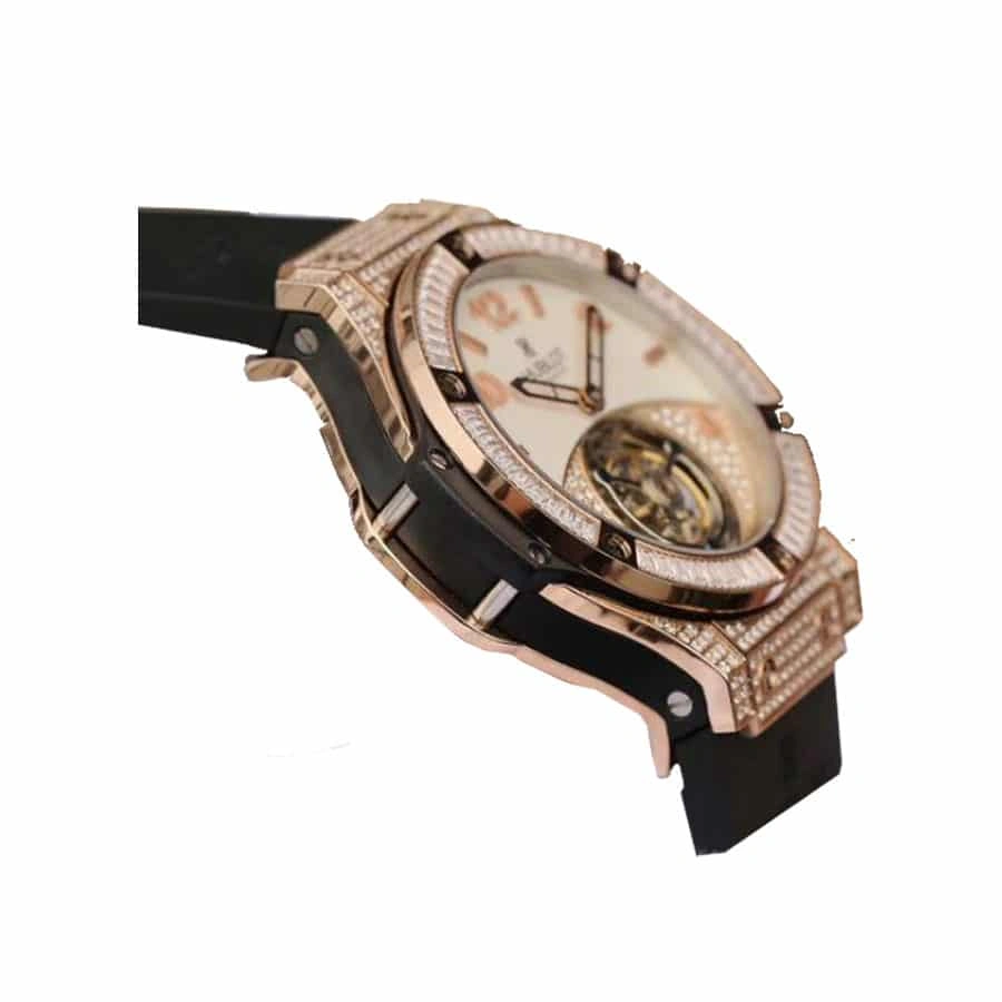 Reptime Hublot Big Bang Unico 345.SE.2010.LR.1704 “Gold & Diamond” Super Clone Detailed Replica Breathable 1021