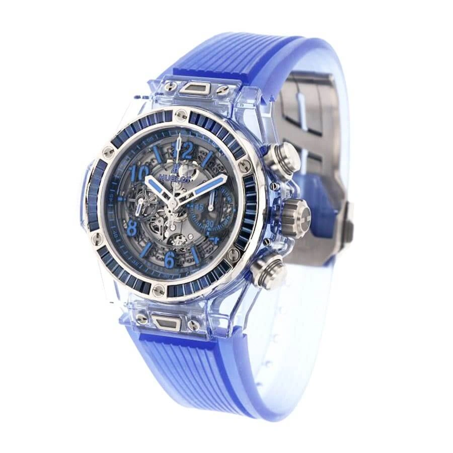 Reptime EasyMatch Hublot Big Bang Unico Sapphire 411.JX.4802.RT “Transparent Case” Collector’s Replica 224