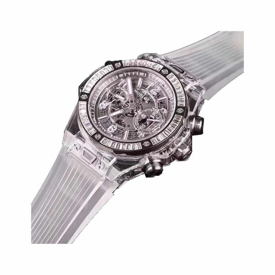 Reptime Affordable Hublot Big Bang Unico Sapphire Diamond 411.JX.4802.RT.1904 Luxury Clone Quality 1028