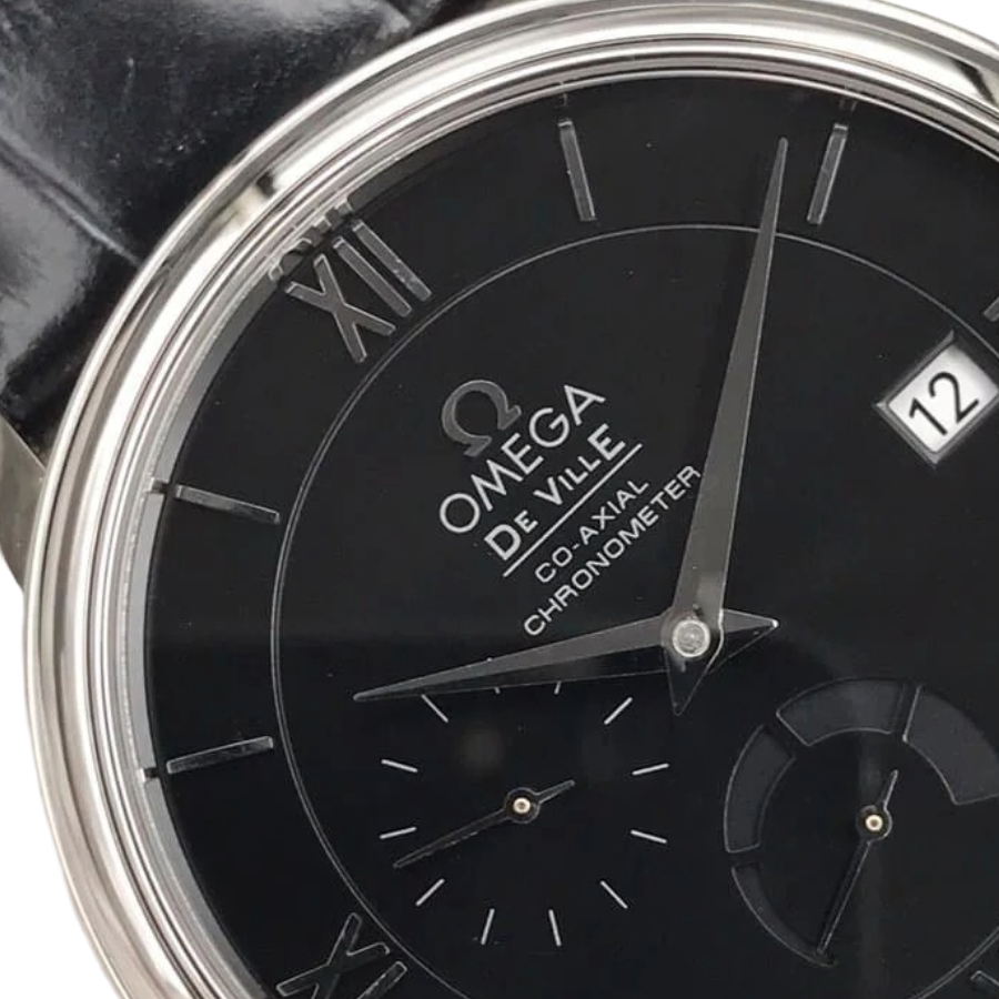 Reptime Compact Omega De Ville Black Dial 424.13.40.21.01.001 Super Clone Edition 260
