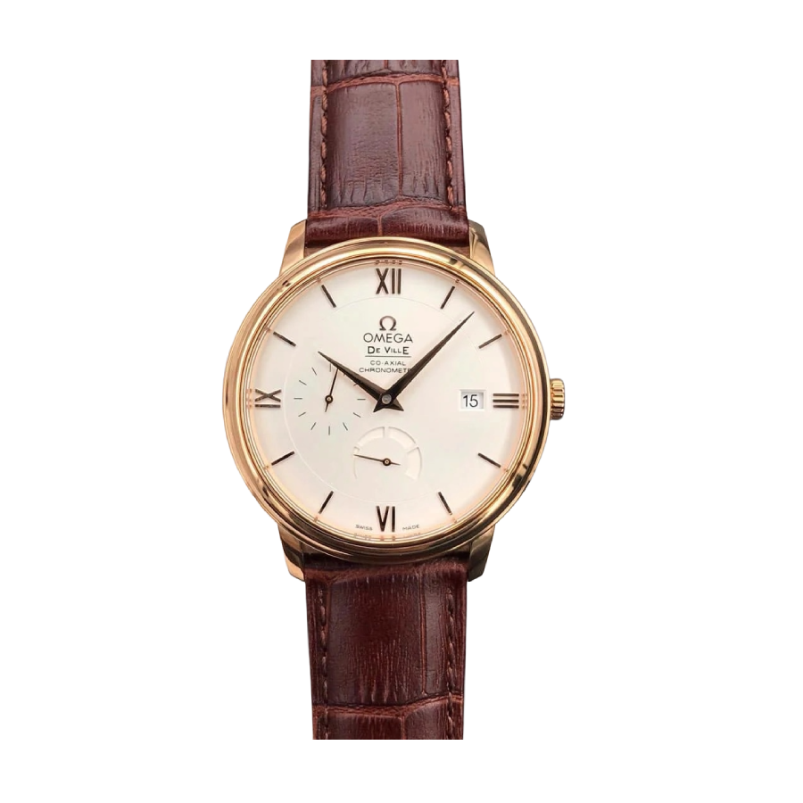 Omega De Ville Brown Leather Strap 424.53.40.21.02.001 Top Replica 1: Neat 264