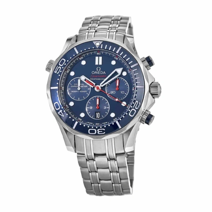 Reptime Comfortable Omega De Ville Dark Blue Dial 431.33.41.21.03.001 Perfect Clone Edition 258