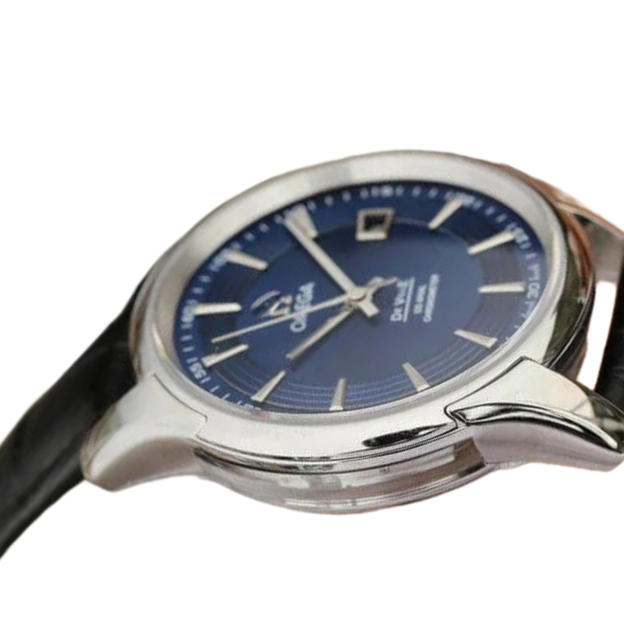 Reptime Comfortable Omega De Ville Dark Blue Dial 431.33.41.21.03.001 Perfect Clone Edition 258
