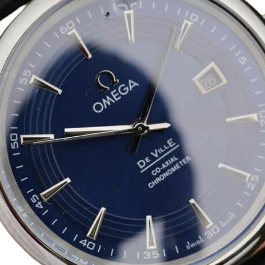 Reptime Comfortable Omega De Ville Dark Blue Dial 431.33.41.21.03.001 Perfect Clone Edition 258