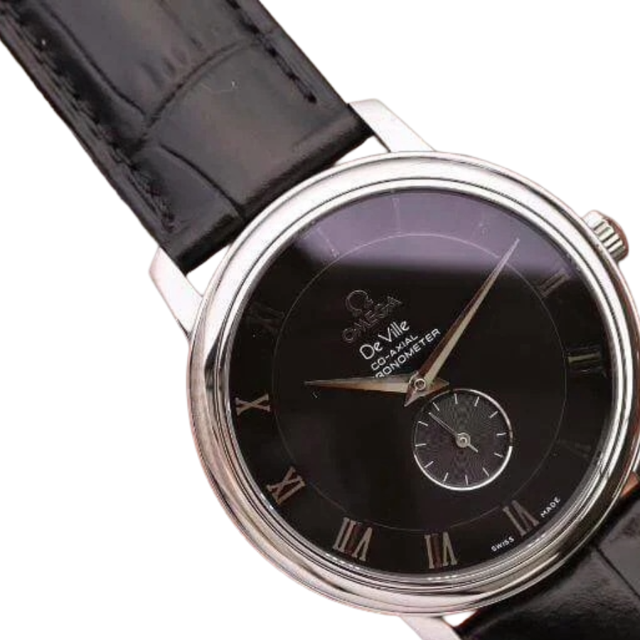 Reptime Durable Omega De Ville Prestige Black Dial 4813.50.01 Exact Replica 1: 263