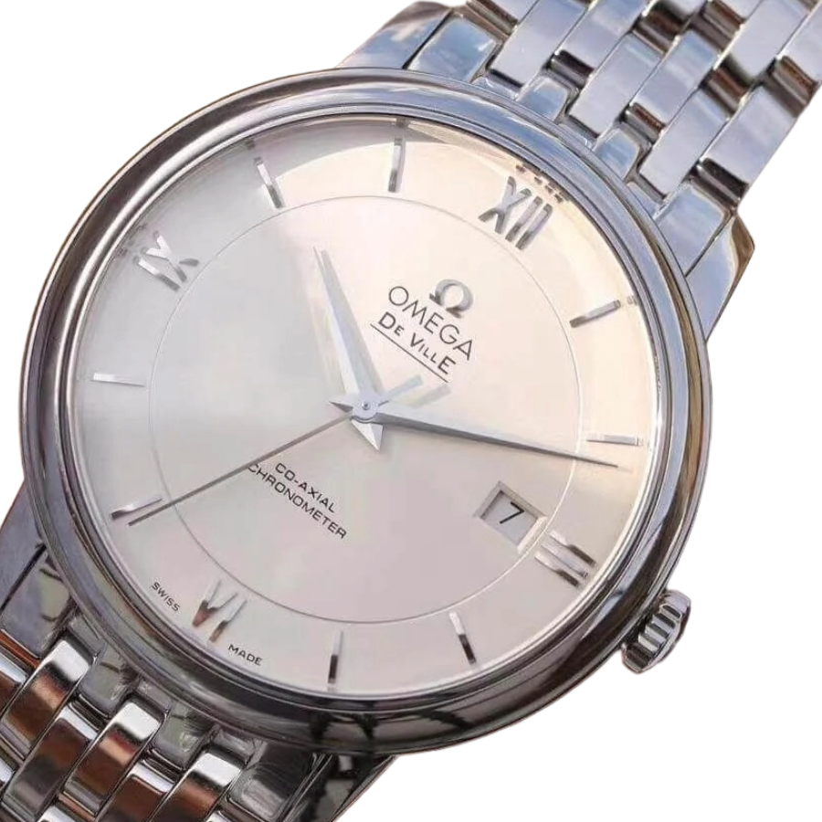 Reptime Reliable Omega De Ville Prestige White Dial 424.10.37.20.02.001 Precision Clone 265