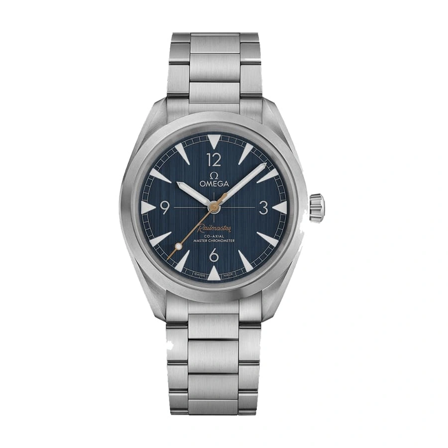 Reptime Snug Omega Seamaster Railmaster Co-Axial Master Steel 220.10.40.20.03.001 Collector’s Clone 1: 320