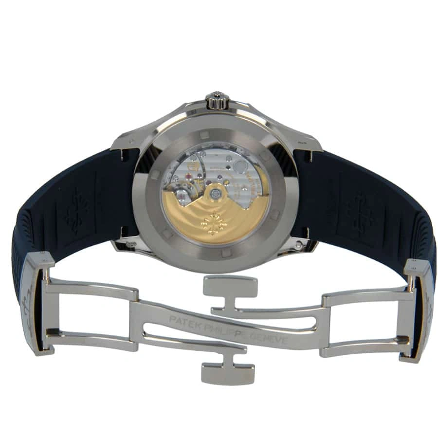 Reptime Patek Philippe Aquanaut White Gold Blue Dial 5168G-001 Perfect Duplicate 1: Bold 346