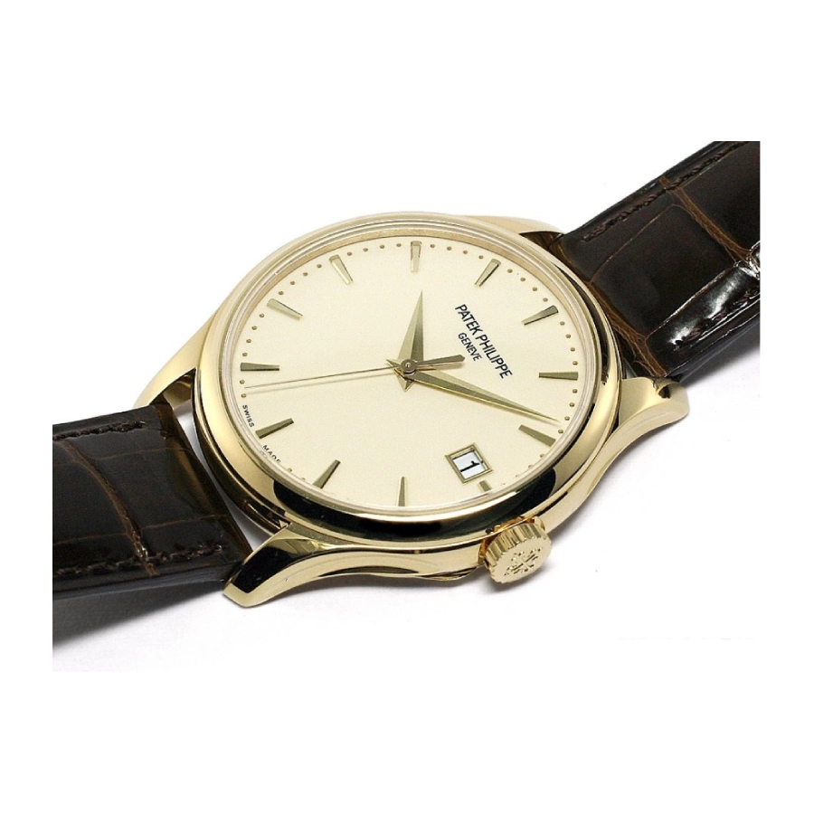Reptime MultiPurpose Patek Philippe Calatrava 5227J-001 “Yellow Gold Ivory Dial” Ultra Realistic Replica 366