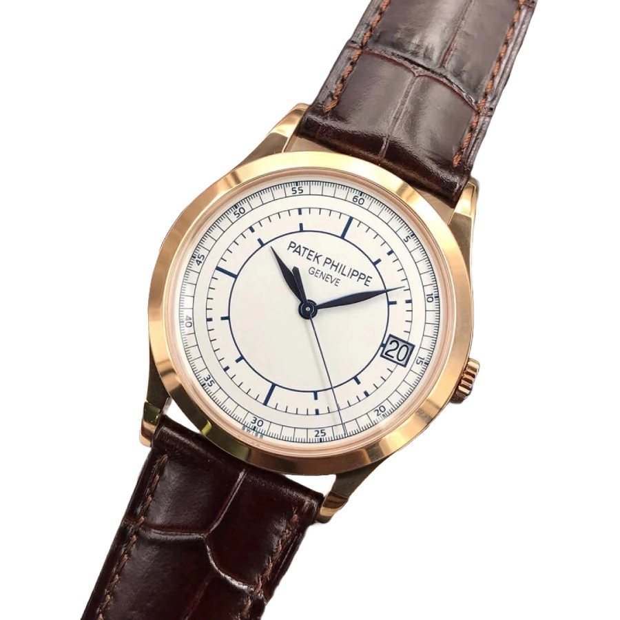 Reptime OdorResistant Patek Philippe Calatrava 5296R-001 “Rose Gold Annual Calendar” Pro Clone 1: 367