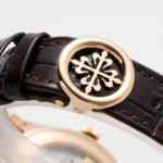 Reptime Patek Philippe Complications 5396R-012 “Rose Gold Silvery Dial”  Replica 1: Stretchable 376