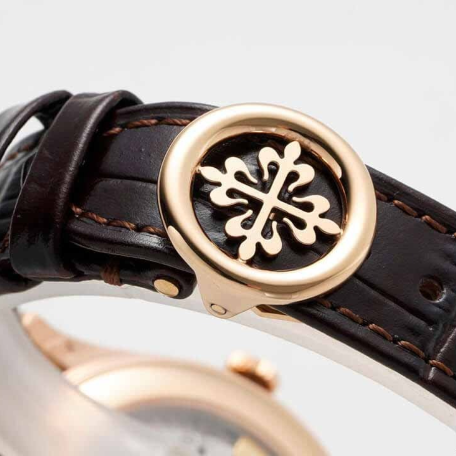 Reptime Patek Philippe Complications 5396R-012 “Rose Gold Silvery Dial”  Replica 1: Stretchable 376