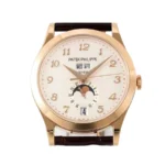 Reptime Patek Philippe Complications 5396R-012 “Rose Gold Silvery Dial”  Replica 1: Stretchable 376